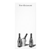 champagne rack card template