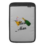 Champagne Toast Best Man MacBook Sleeve