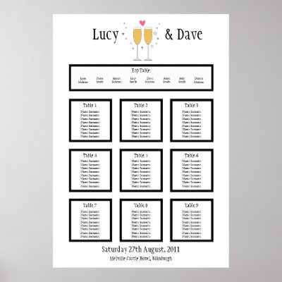Wedding Table Seating Plan 4