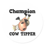 Champion Cow Tipper stickers