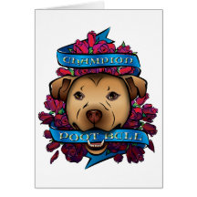 Champion Poot Bull Card