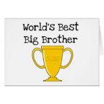 Champion World's Best Big Brother Greeting Cards