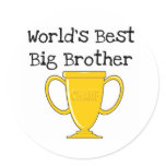Champion World's Best Big Brother stickers
