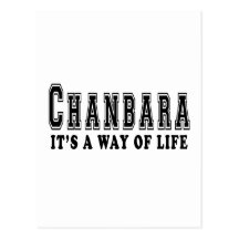 Chanbara It's way of life Post Card
