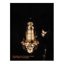 Chandelier at the Tennessee Theatre Postcards