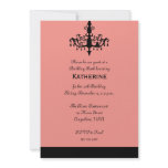 Chandelier Birthday Invitation