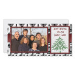 Chandelier Damask Green Damask Tree Photo Cards photo cards