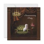 Chandelier & Dog Housewarming Party Invitation