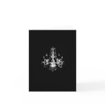 Chandelier Elegance ~ Greeting Note Card