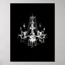 Chandelier Elegance ~ Print Poster
