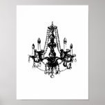 Chandelier Elegance ~ Print / Poster