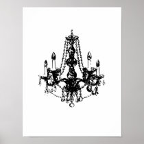 Chandelier Elegance ~ Print / Poster
