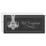 CHANDELIER GIFT CERTIFICATE