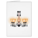 CHANDELIER LIGHTING GREETING CARD