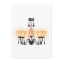 CHANDELIER LIGHTING POST CARDS