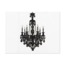 CHANDELIER LINE POST CARD