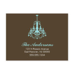 Chandelier Moving Announcements Postcard
