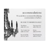 Chandelier Save the Date Invitation