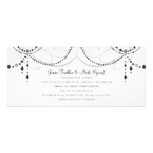 Chandelier Tea Length Wedding Invitation