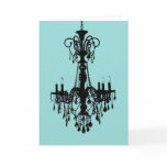 Chandelier & Tiffany Blue cards