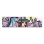Chandra - Witch and Dragon Bumper Sticker