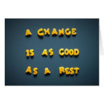 Change Greeting Card