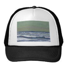Change in the Weather Ocean Waves Storm Seascape Mesh Hats