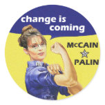 "change is coming" Mccain / Palin Republican Party