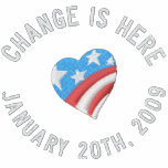 Change Is Here, January 20th, 2009 embroidered shirts