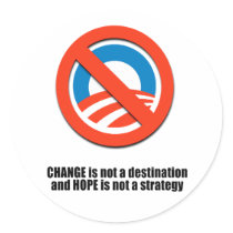 Change is not a destination sticker