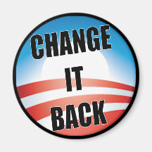 Change It Back Fridge Magnet