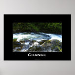 CHANGE Motivational Art Poster posters