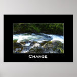CHANGE Motivational Art Poster posters