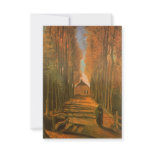 Change of Address; Avenue of Poplars by van Gogh