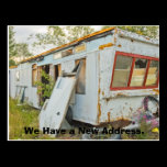 Change of Address Card: Trailer Home postcards