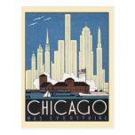 Change of Address, Vintage City, Chicago, Illinois Postcard
