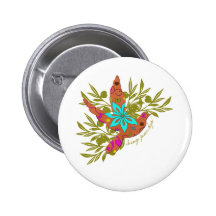 Change, Peace, Hope {Olive Branch and Dove} Buttons