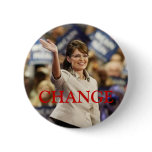 CHANGE-SARAH PALIN PIN buttons
