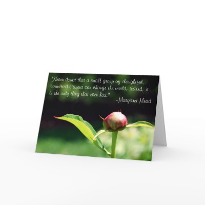 Change The World Greeting Cards by s0ngbird
