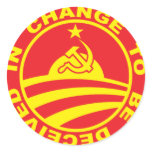Change To Be Deceived In (round sticker)