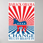 CHANGE WE CAN BELIEVE POSTER posters