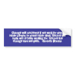 “Change will not come…” Barack Obama Quote bumper stickers