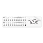 "Changing Faces" 44-Smiley-Face Bumper Sticker