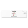 Changing Moment To Moment (Magnetism Humor) Bumper Stickers