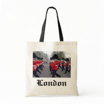 Changing of the Guards--Brass Tote Bags