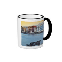 Chania at dusk, Chania, Crete, Greece Coffee Mugs