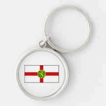 Channel Islands - Alderney Flag Keychain