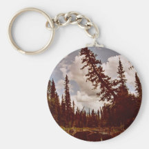 Channel to Oxbow Lake Key Chains