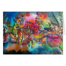 CHANSON DE ROLAND GREETING CARD