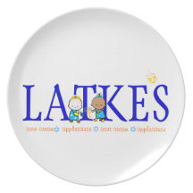 Chanukah (Hanukkah) Latke Plate